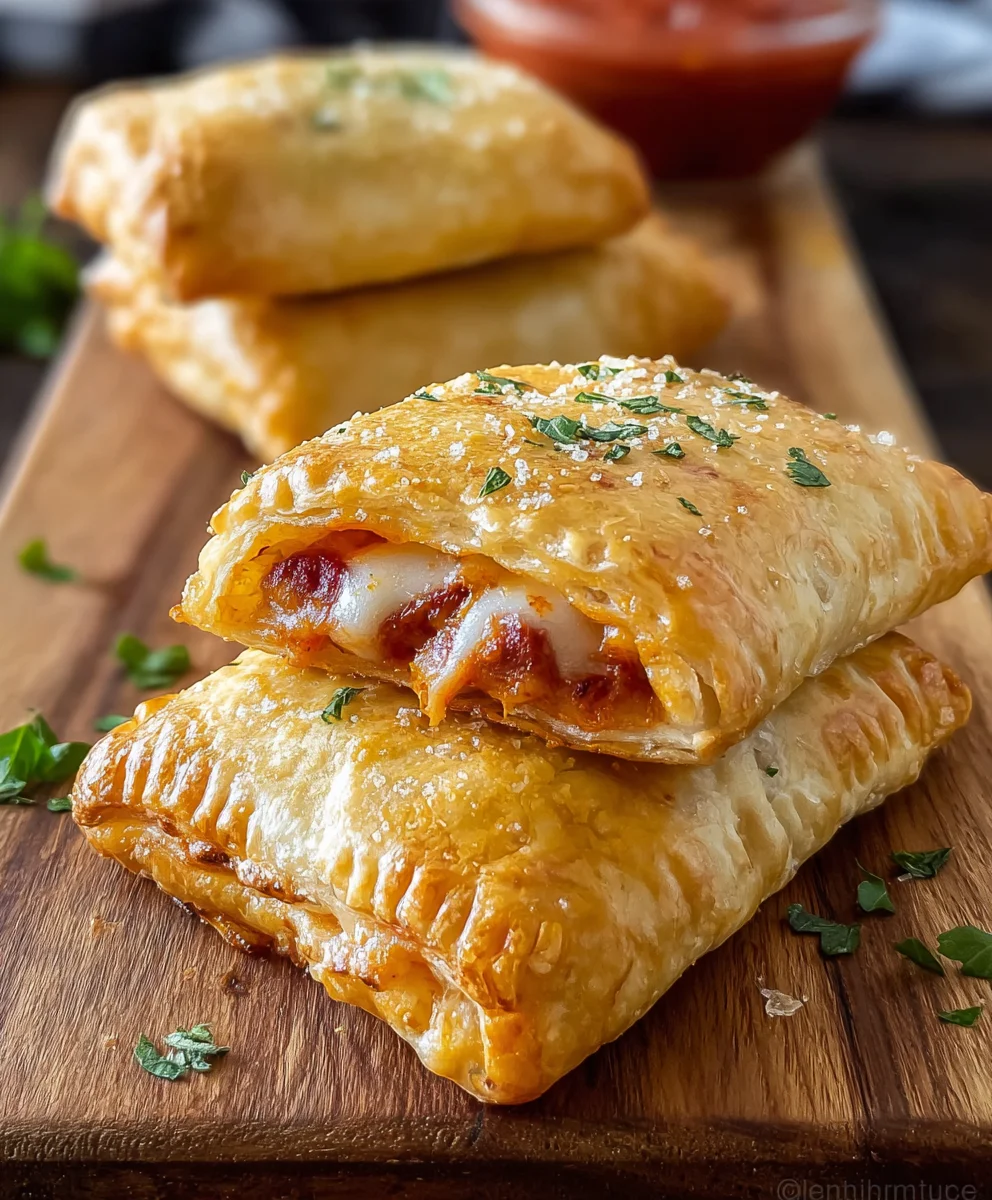 Savory Beef Hot Pockets- Quick & Easy Meal
