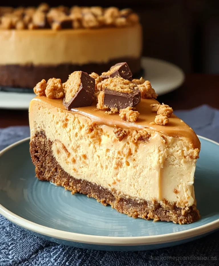 Creamy Peanut Butter Cheesecake Bliss-Easy Recipe