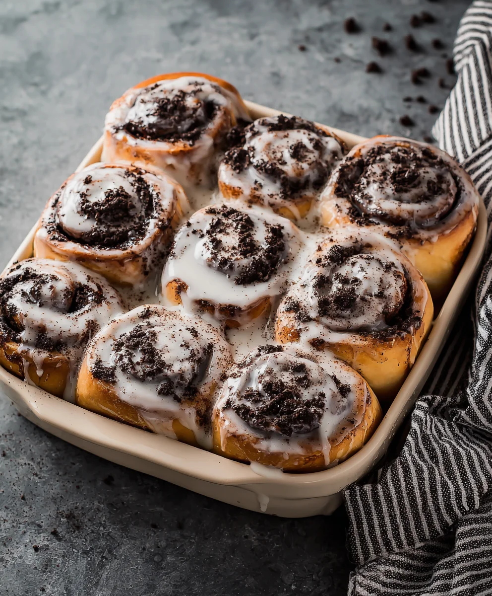 Oreo Cinnamon Rolls-Decadent Cookie Twist Recipe