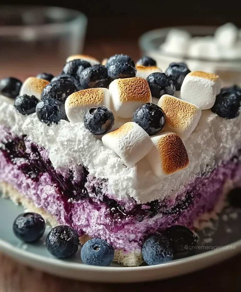 Fluffy Blueberry Marshmallow Delight Recipe