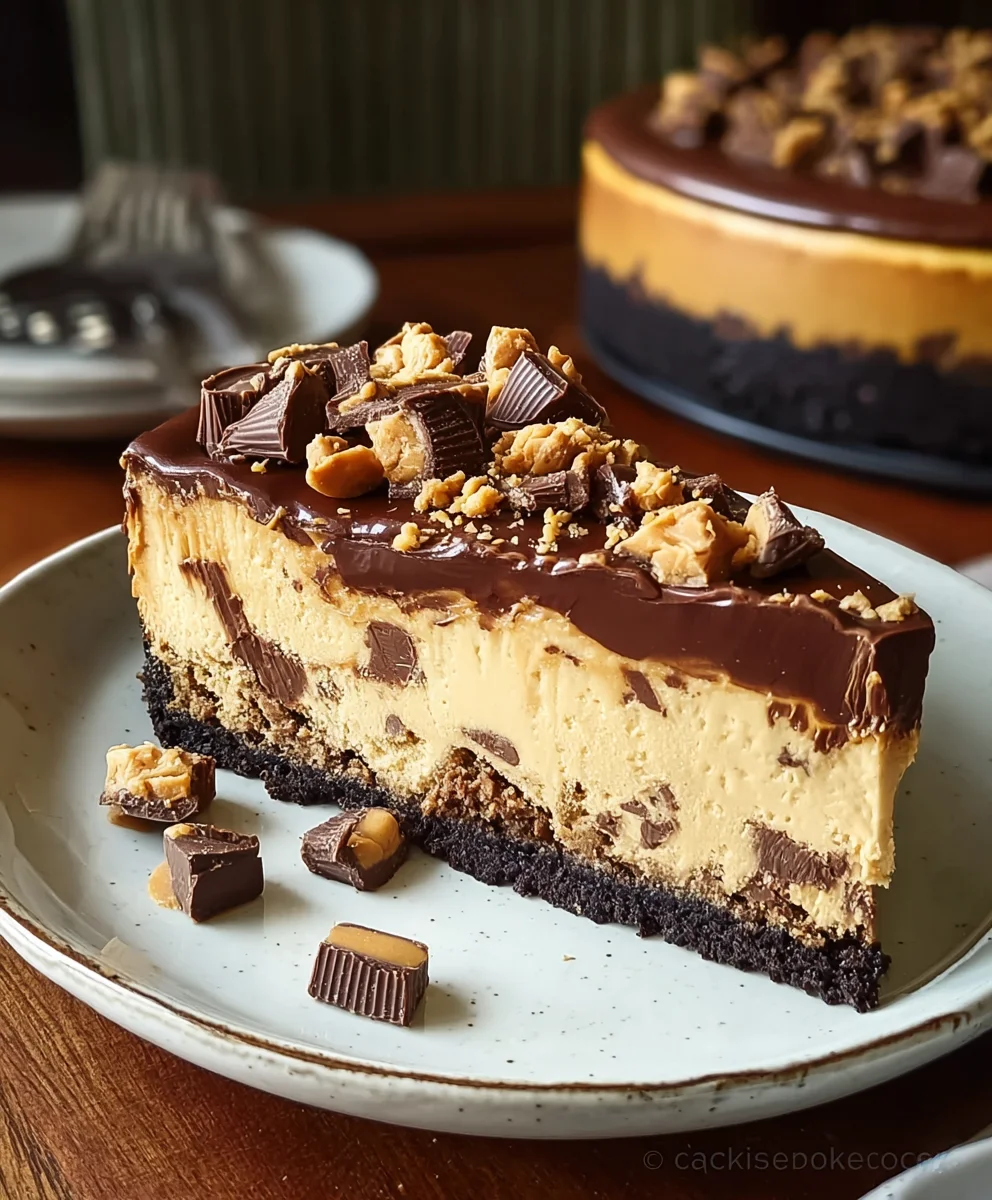 Creamy Peanut Butter Cheesecake Bliss-Easy Recipe