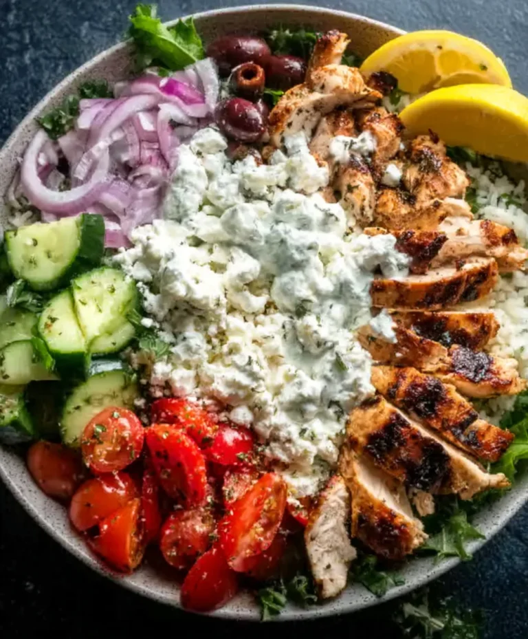 Delicious Greek Chicken Bowls – Easy & Flavorful Meal