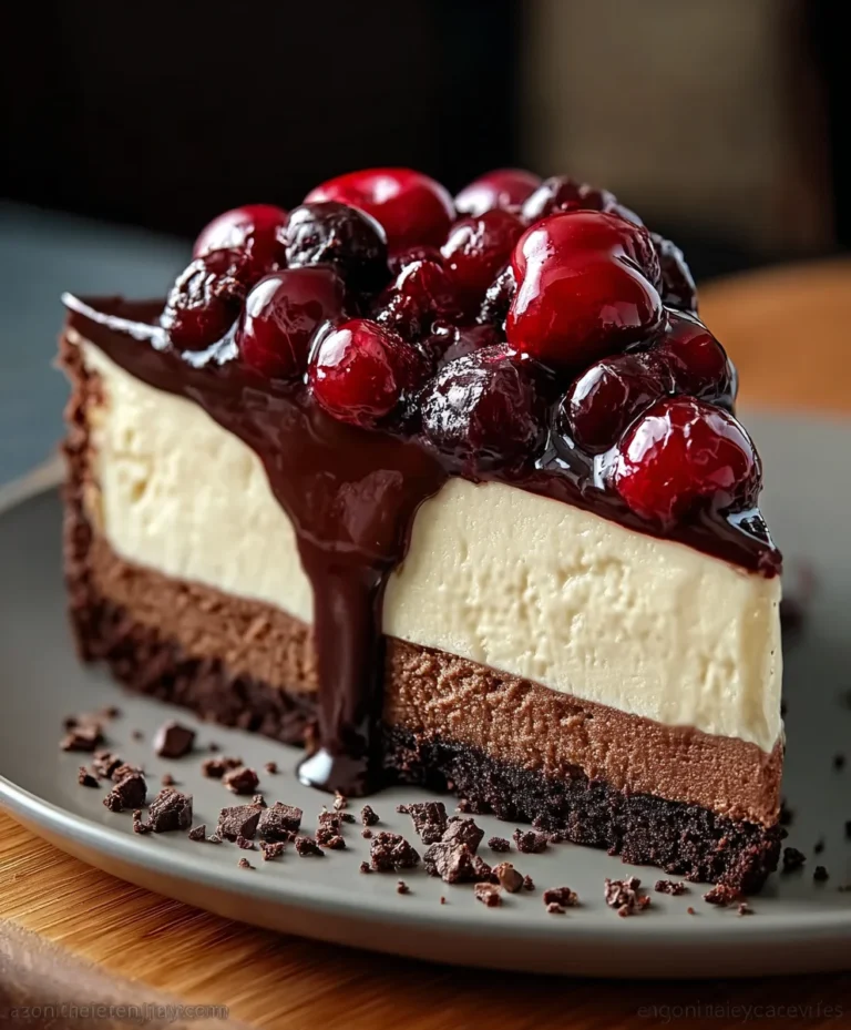 Black Forest Cheesecake-Rich & Decadent Delight