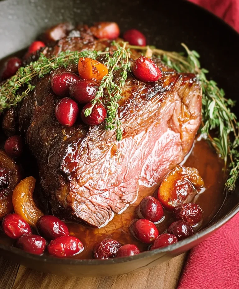 Christmas Roast Beef-Festive Flavorful Feast