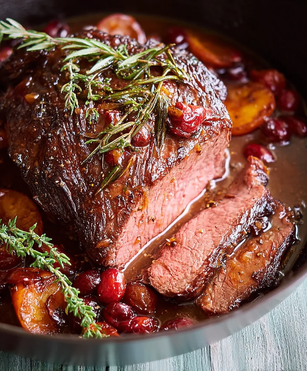 Christmas Roast Beef-Festive Flavorful Feast
