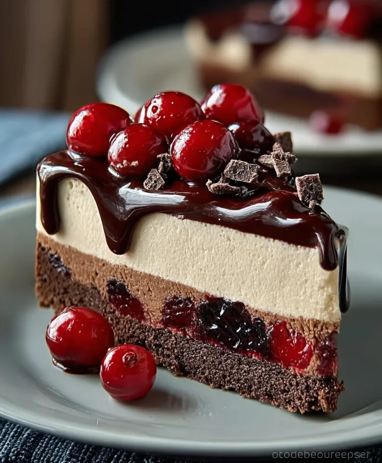 Black Forest Cheesecake Recipe-Decadent Treat