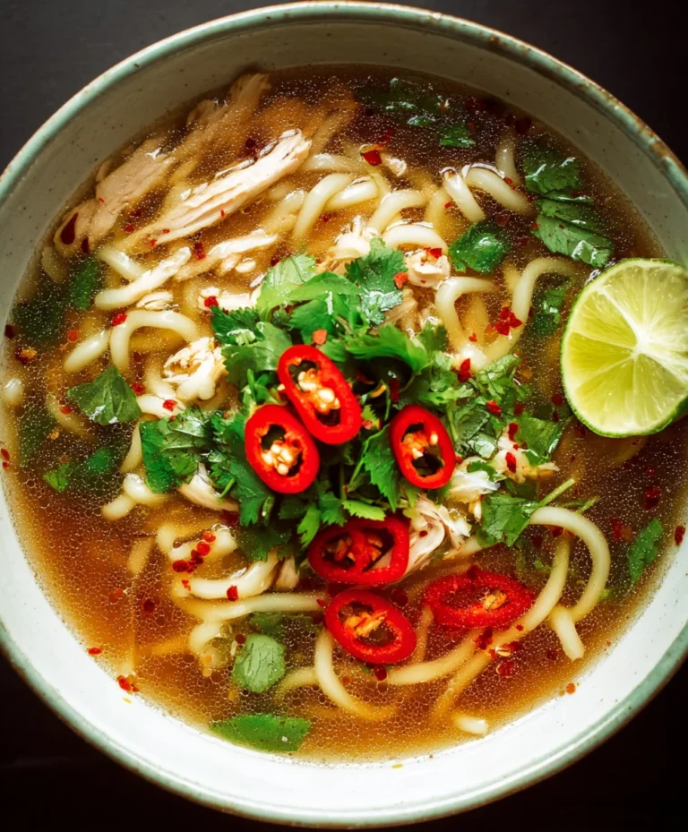 Easy Spicy Garlic Chicken Broth – Flavorful & Quick
