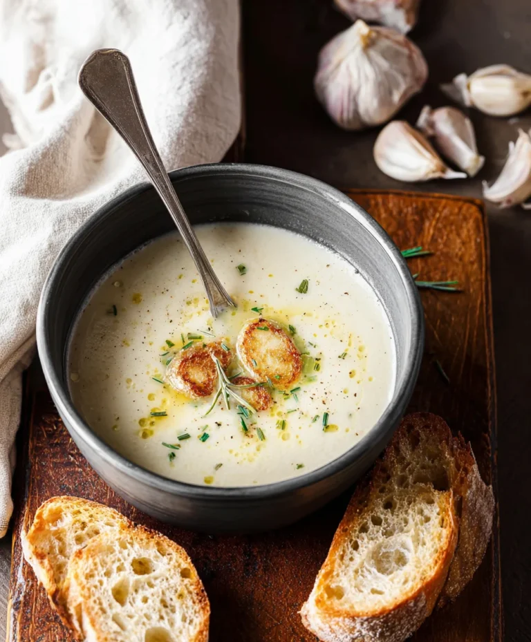 Classic French Garlic Soup Recipe – Rich & Savory
