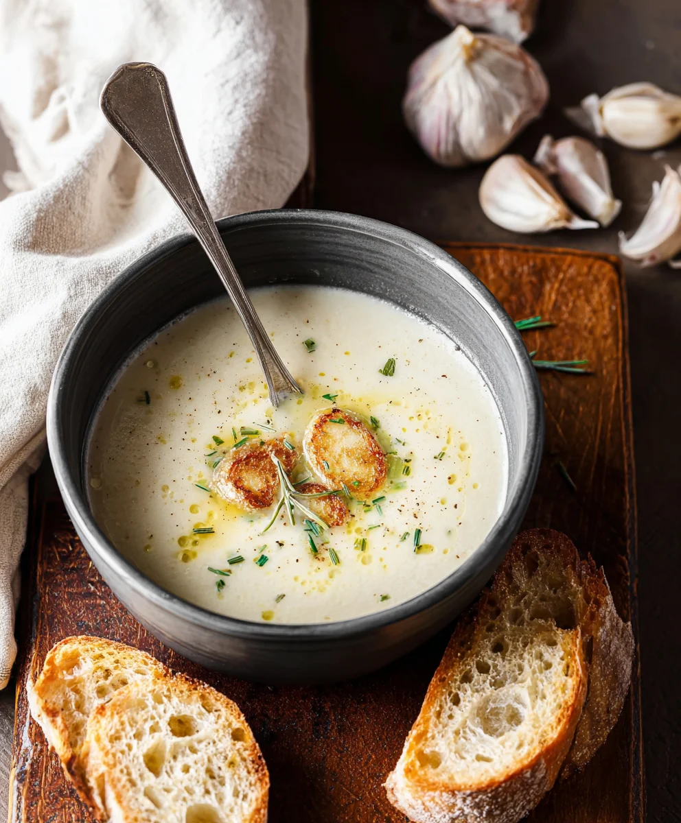 Classic French Garlic Soup Recipe - Rich & Savory