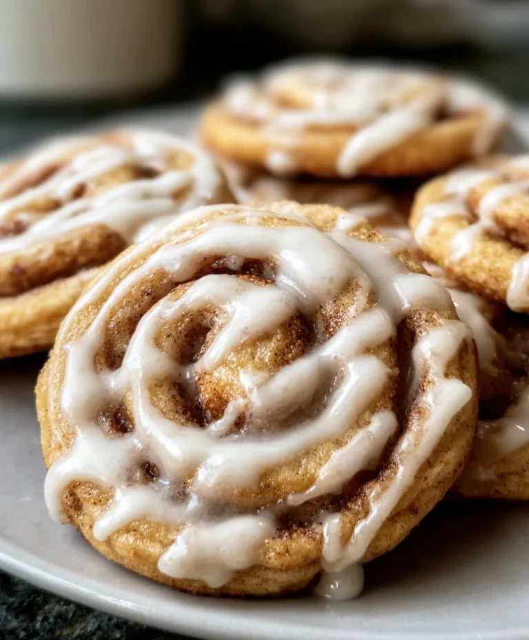 Easy Cinnamon Roll Cookies- Delicious Swirl Dessert