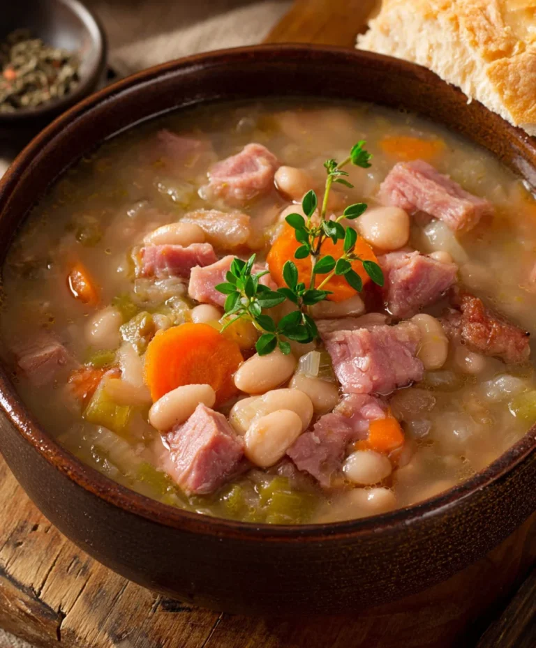 Hearty Beef Beef Ham and Bean Soup Recipe