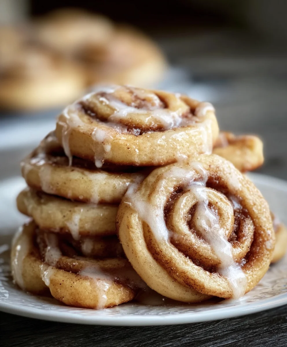 Easy Cinnamon Roll Cookies- Delicious Swirl Dessert