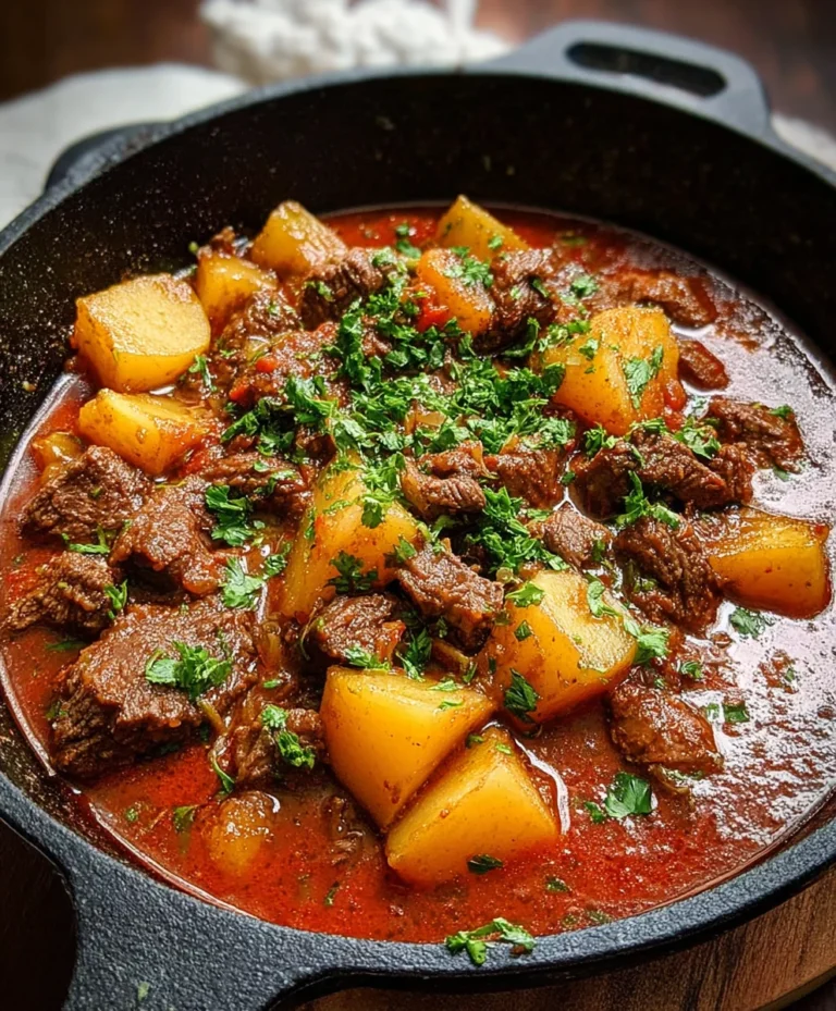 Hearty Beef with Potatoes Recipe-Comfort Food