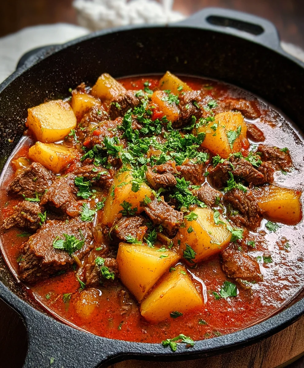Hearty Beef with Potatoes Recipe-Comfort Food