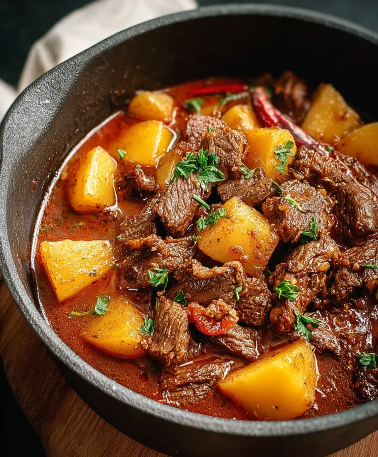Hearty Beef and Potatoes Stew – Easy Recipe