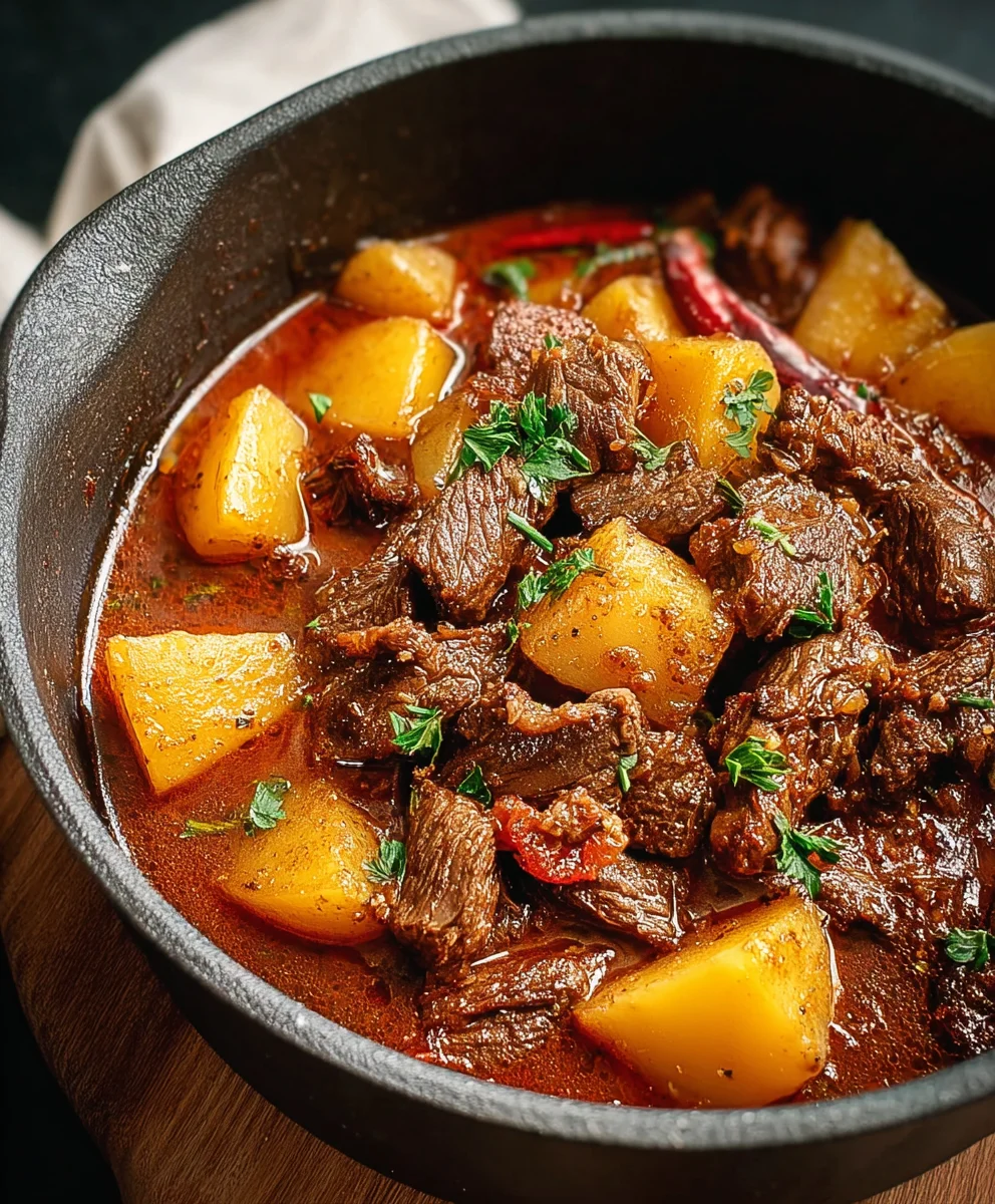 Hearty Beef and Potatoes Stew - Easy Recipe