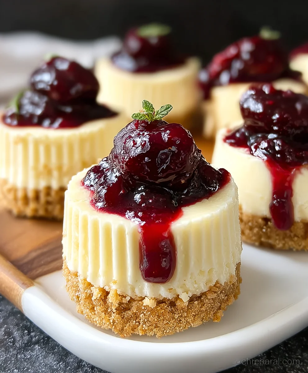 Easy Mini Cheesecakes-Decadent & Delicious Bites