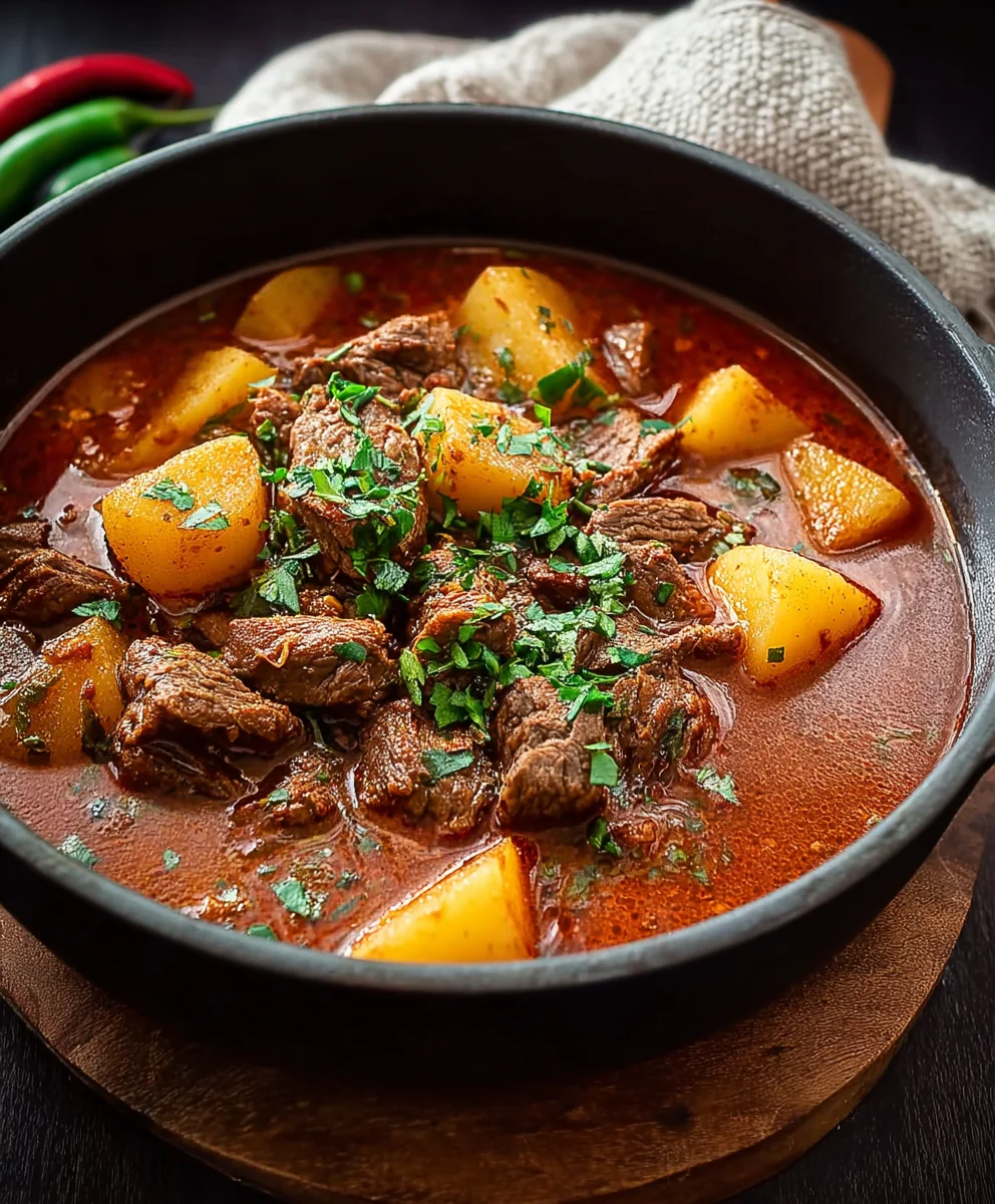 Hearty Beef and Potatoes Stew - Easy Recipe