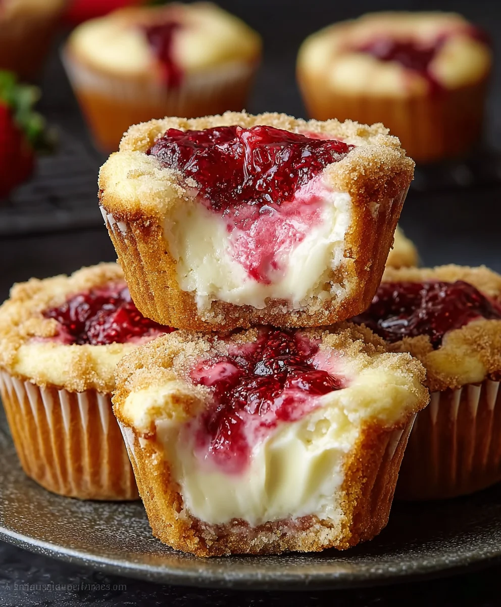 Easy Cheesecake Muffins - Creamy & Delicious