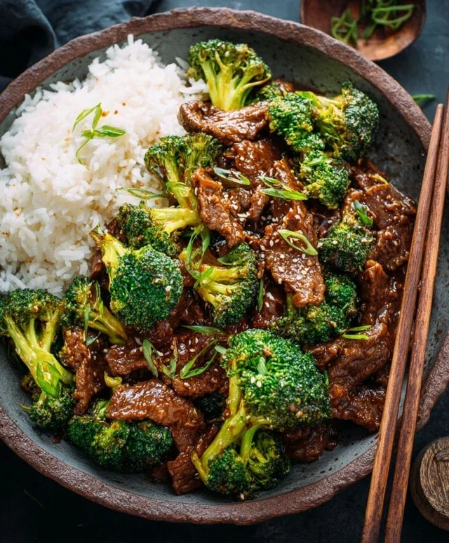 Chinese Beef and Broccoli (牛肉炒西兰花)