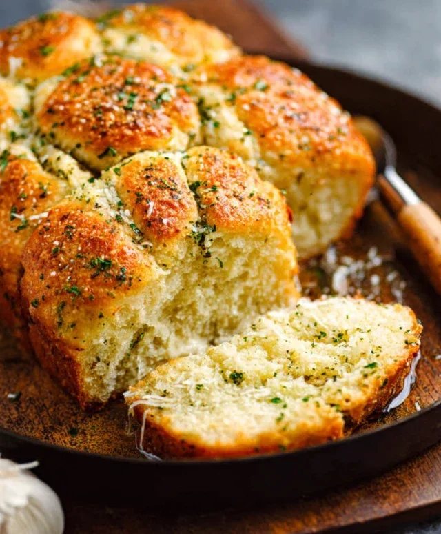 Garlic Butter Keto Bread