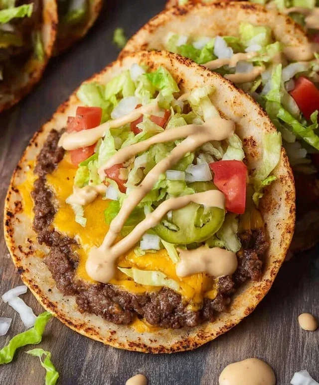 Smash Burger Tacos