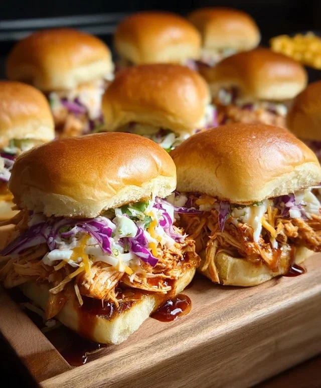BBQ Chicken Sliders