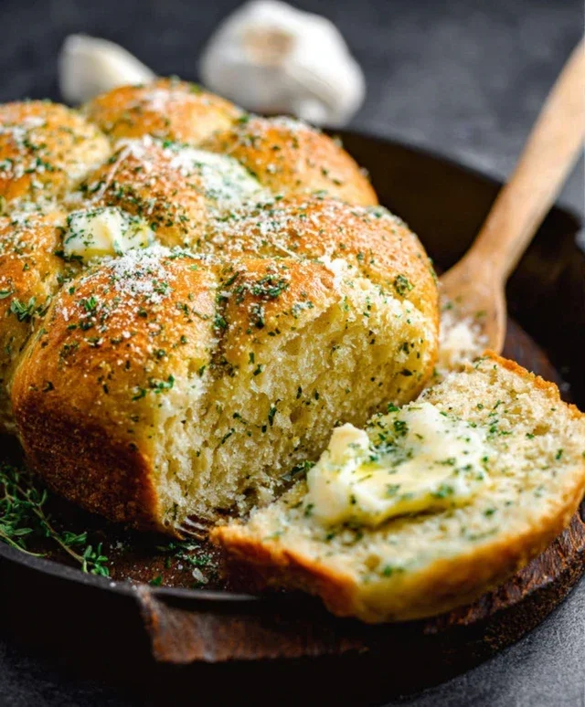 Garlic Butter Keto Bread