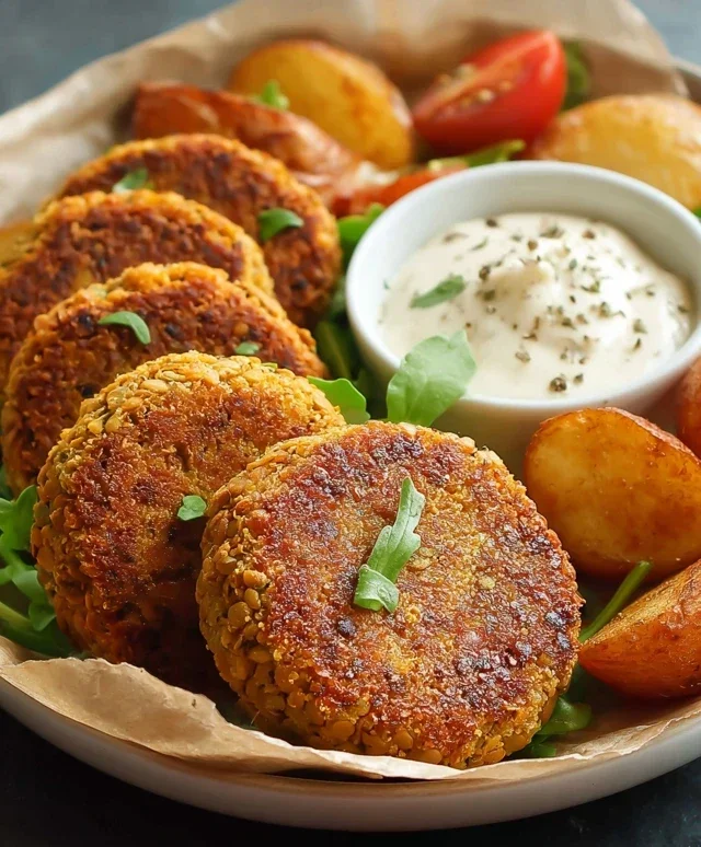 Easy 6-Ingredient Lentil Burgers