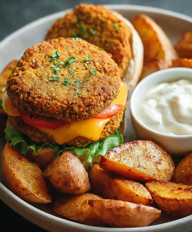 Easy 6-Ingredient Lentil Burgers