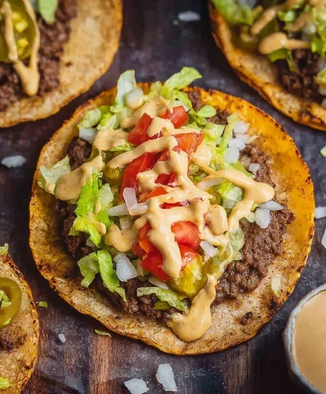 Smash Burger Tacos