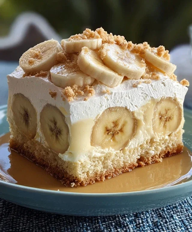 Banana Pudding Tres Leches Cake