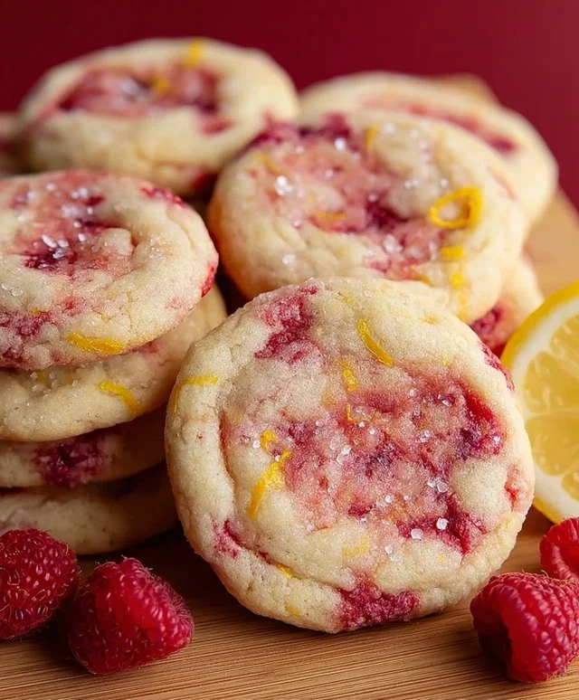 Lemon Raspberry Cookies
