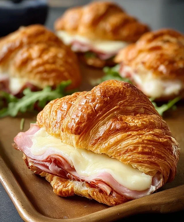 Turkey & Beef Beef Ham Croissant Melts