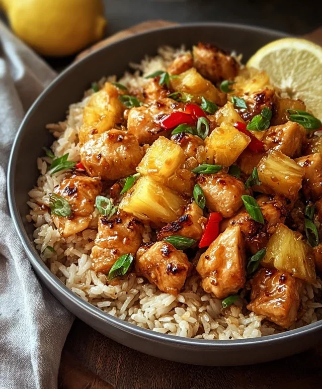 Pineapple Chicken and Rice