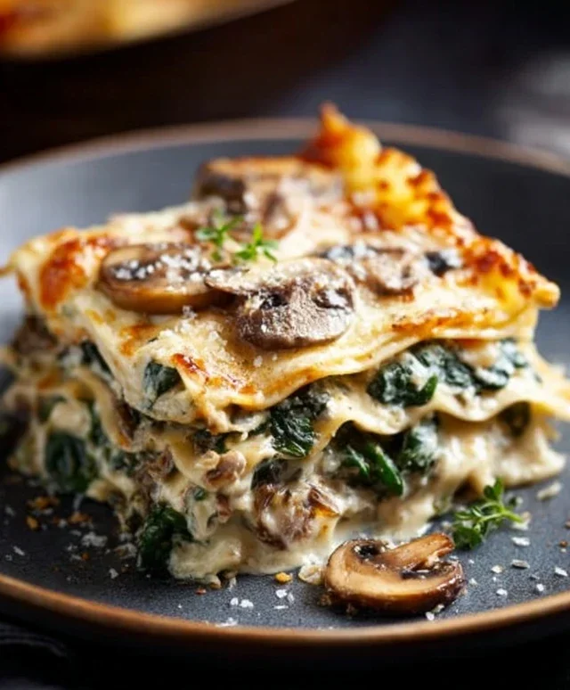 Mushroom And Spinach Lasagna Recipe