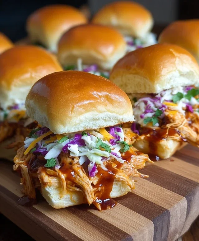 BBQ Chicken Sliders