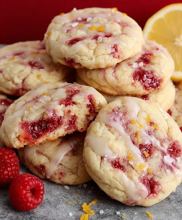 Lemon Raspberry Cookies