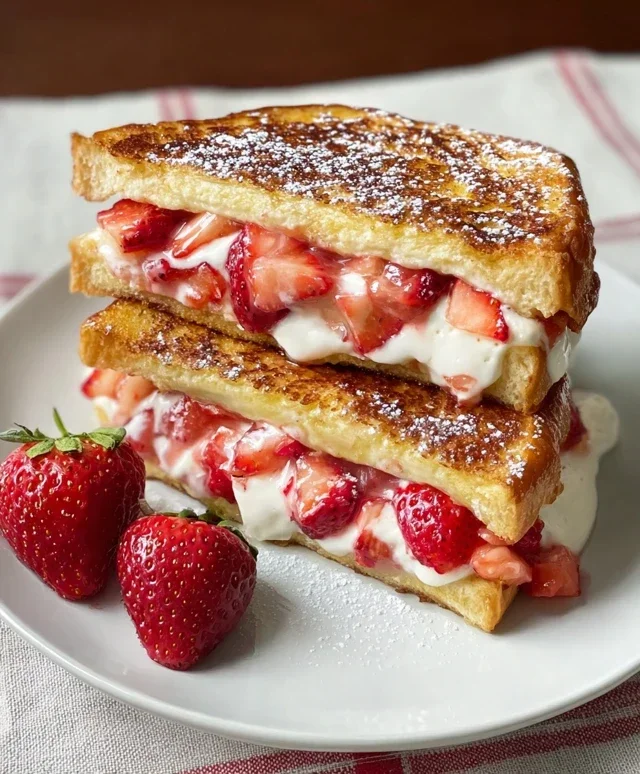 Strawberry Cheesecake French Toast