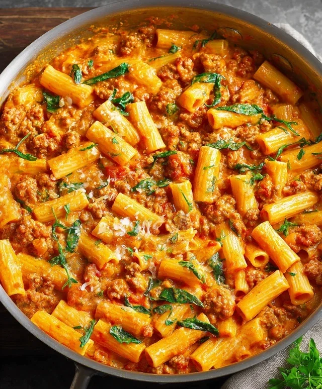 Creamy Sausage Rigatoni (One-Pan, 30-Minute Meal)
