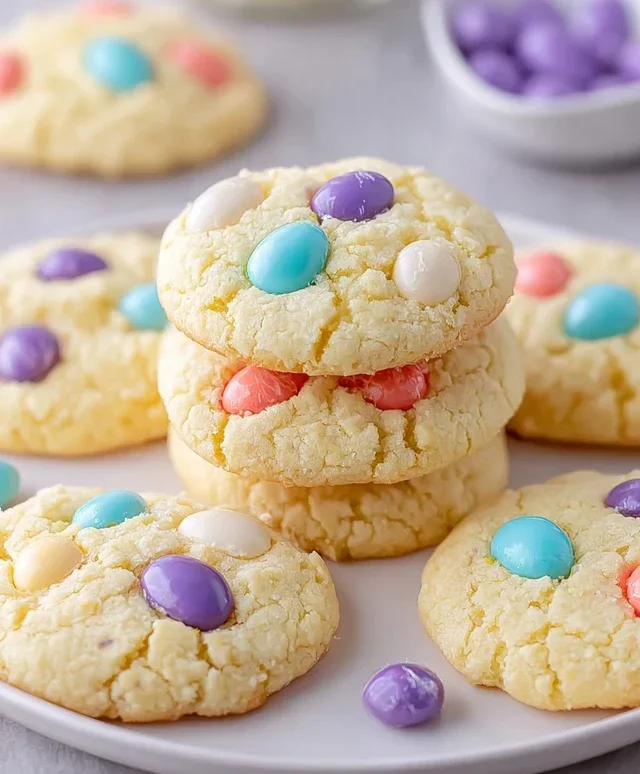 Easter Cake Mix Cookies