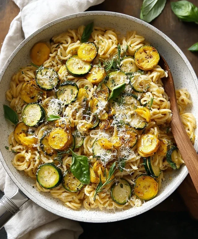 Summer Squash Pasta Skillet