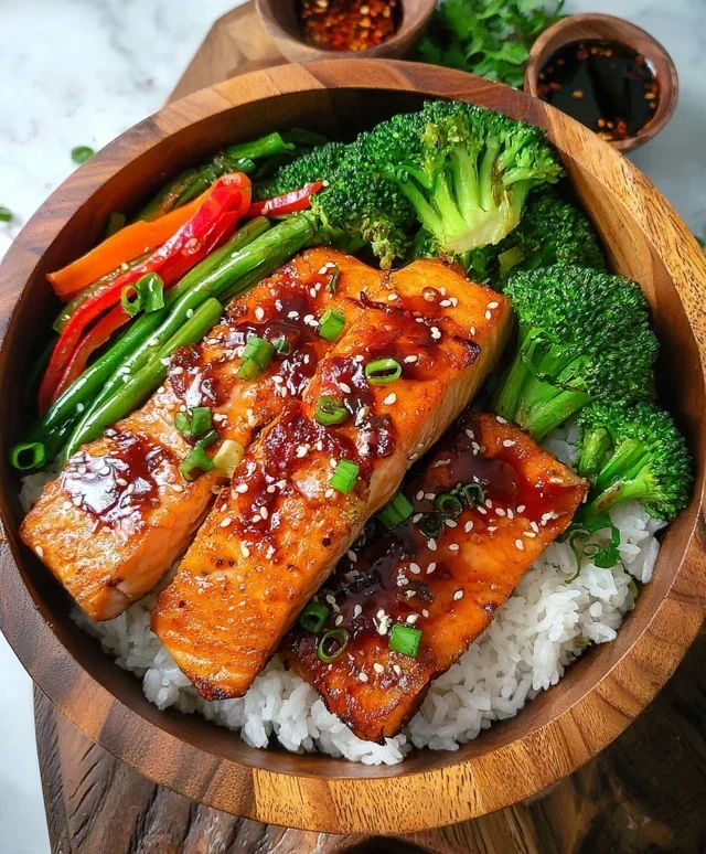Meal Prep Teriyaki Salmon Rice Bowls