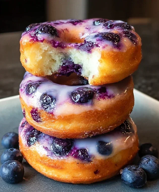 Keto Blueberry Donuts