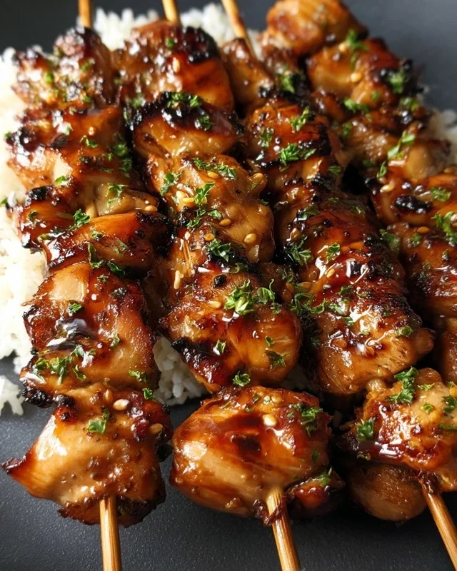 Teriyaki Chicken Skewers