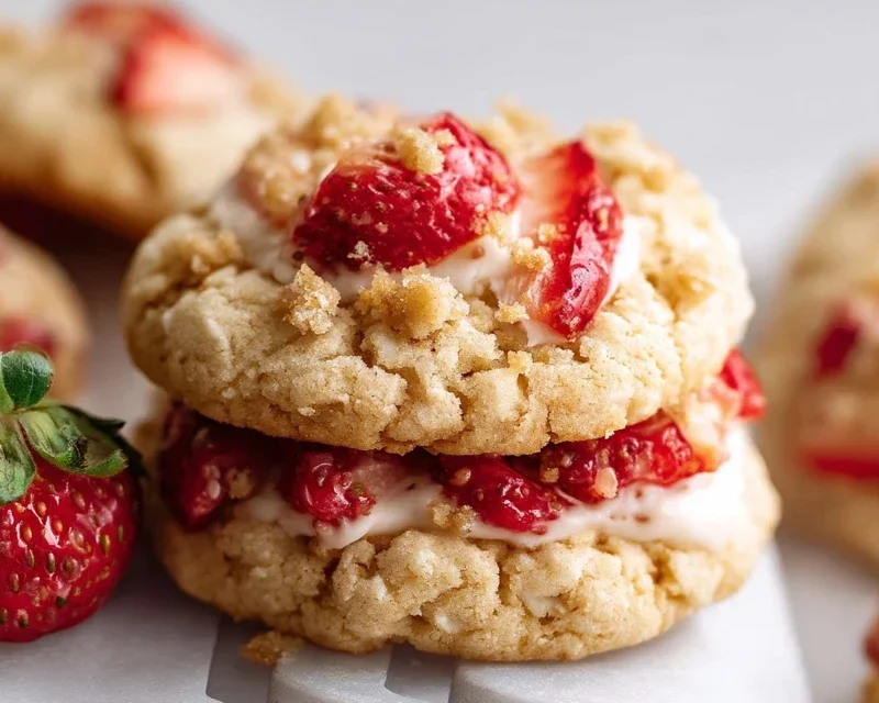 Strawberry Shortcake Cookies