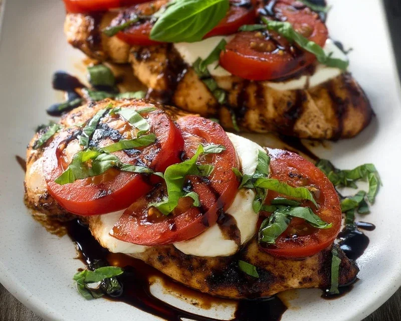Grilled Chicken Caprese