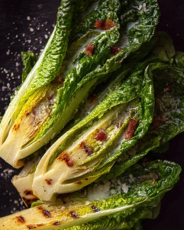 Grilled Romaine Caesar Salad Recipe