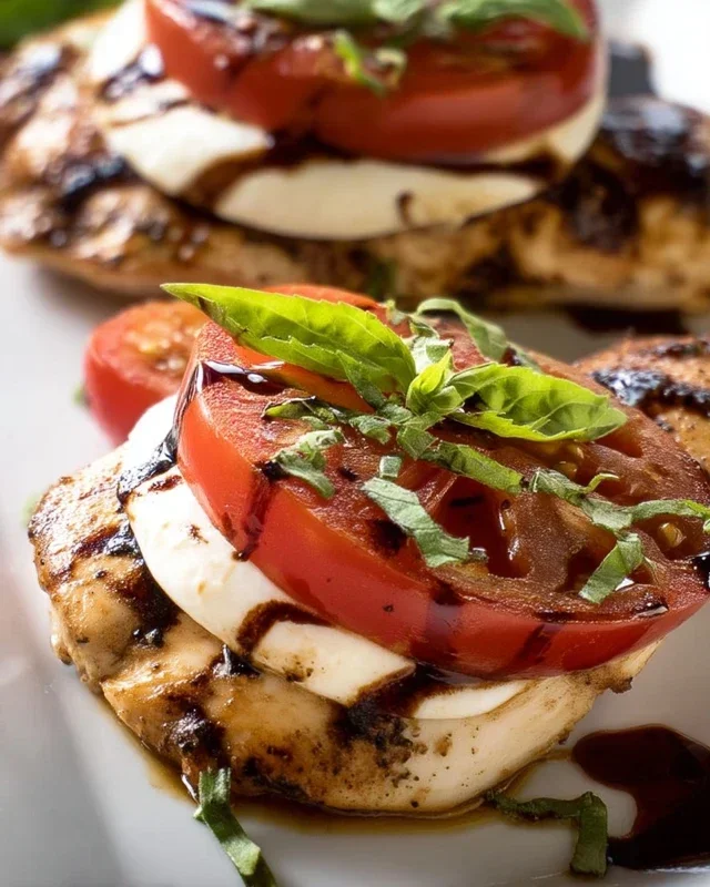 Grilled Chicken Caprese