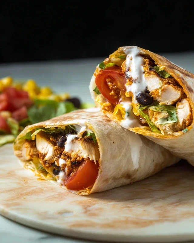 Chipotle Ranch Grilled Chicken Burrito